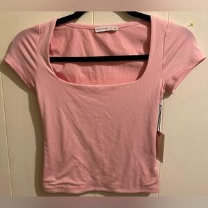 New with tags - sincerely Jules XS pink crop top